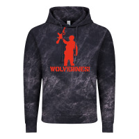 Cloud Black red dawn wolverines Vintage Hoodie - baoMotion