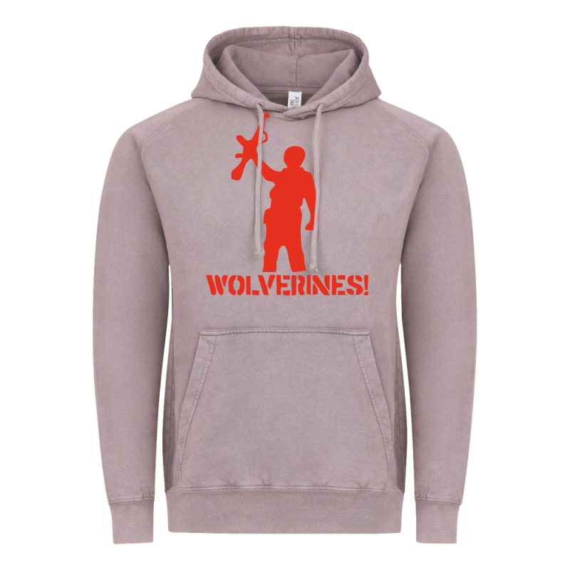 Red Dawn Wolverines Vintage Hoodie by baoMotion | Teevron