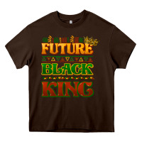 Chocolate Brown Future black king Heavy Core Tee - HowdyJamesFarm