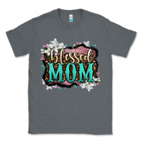 Charcoal Heather blessed mom Classic Tee - OliviaCreatesArt