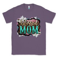 Lavender blessed mom Classic Tee - OliviaCreatesArt