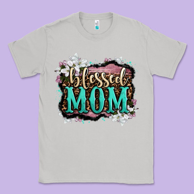 Blessed Mom Classic Tee Designed By Oliviacreatesart