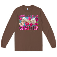 Chestnut Just One More Chapter Long Sleeve Tee - CowhideDigitalArt