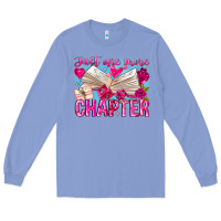 Colony Blue Just One More Chapter Long Sleeve Tee - CowhideDigitalArt