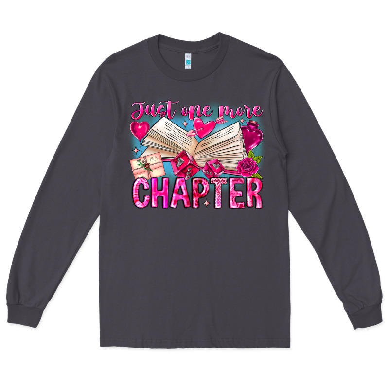 Just One More Chapter Long Sleeve Tee by CowhideDigitalArt | Teevron