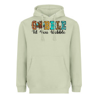 Matcha gobble til you wobble thanksgiving turkey Heavyweight Hoodie - RanaPortraitStore