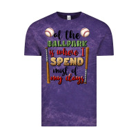 Cloud Purple at the ballpark is where i spend most my days Vintage Tee - BundleAndBundleShop