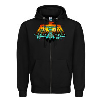 Black thunderbird wild soul Zipper Hoodie - JahusDesignShop