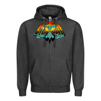 Charcoal Heather thunderbird wild soul Zipper Hoodie - JahusDesignShop