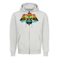 Dove Grey thunderbird wild soul Zipper Hoodie - JahusDesignShop