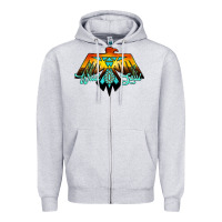 Heather Grey thunderbird wild soul Zipper Hoodie - JahusDesignShop