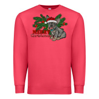 Cardinal merry christmas french bulldog Premium Sweatshirt - RanaPortraitStore