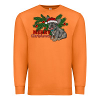 Carrot merry christmas french bulldog Premium Sweatshirt - RanaPortraitStore