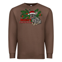 Chestnut merry christmas french bulldog Premium Sweatshirt - RanaPortraitStore