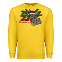 Lemon merry christmas french bulldog Premium Sweatshirt - RanaPortraitStore