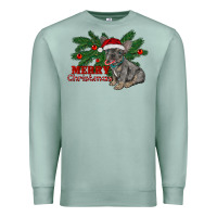 Seafoam merry christmas french bulldog Premium Sweatshirt - RanaPortraitStore