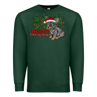 Sports Green merry christmas french bulldog Premium Sweatshirt - RanaPortraitStore