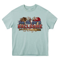 Arona Take me out to ball game baseball Heavy Core Tee - HowdyJamesFarm