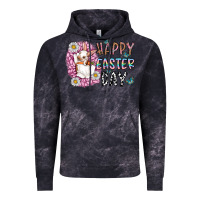 Cloud Black happy easter day Vintage Hoodie - CowhideDigitalArt