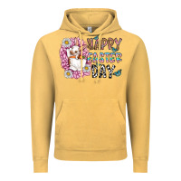 Vintage Mustard happy easter day Vintage Hoodie - CowhideDigitalArt