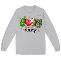 Moon Dust Jolly Nurse Black Long Sleeve Tee - CowhideDigitalArt