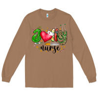 Toasted Coconut Jolly Nurse Black Long Sleeve Tee - CowhideDigitalArt