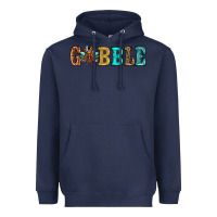 Navy gobble thanksgiving turkey Heavyweight Hoodie - RanaPortraitStore
