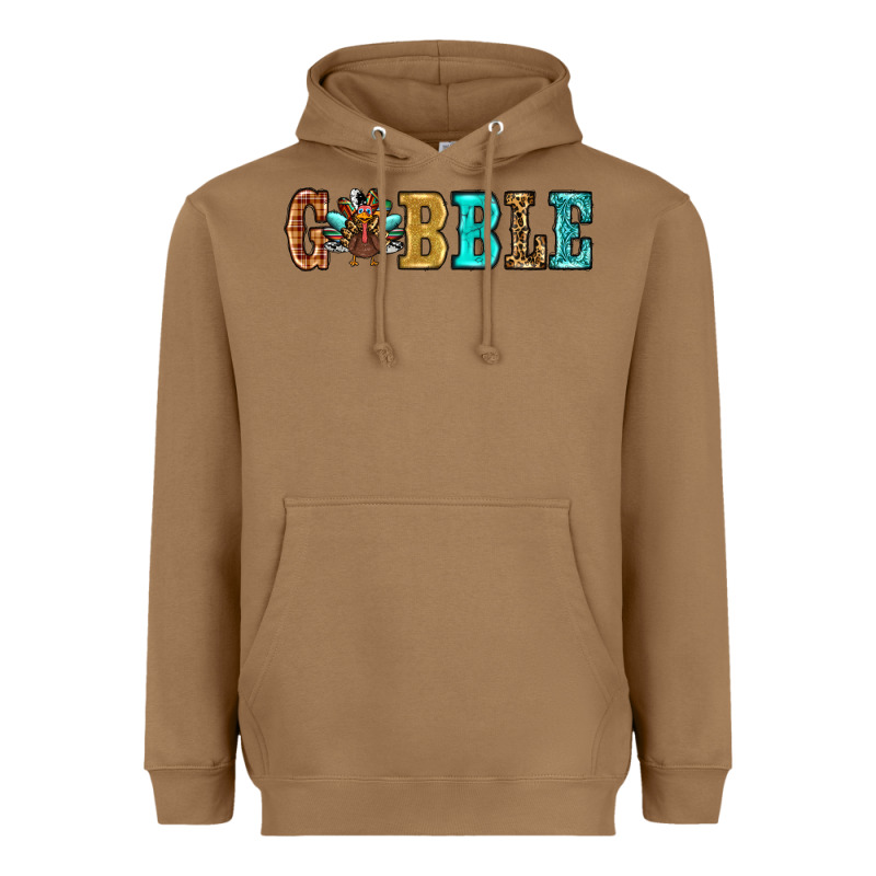 Gobble Thanksgiving Turkey Heavyweight Hoodie by RanaPortraitStore | Teevron