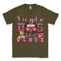 Army Green i've got a bus full of valentine Classic Tee - OliviaCreatesArt
