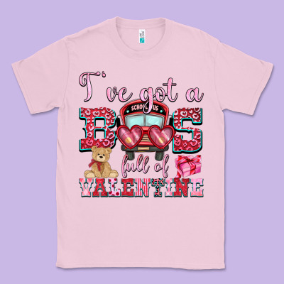 I've Got A Bus Full Of Valentine Classic Tee Designed By Oliviacreatesart