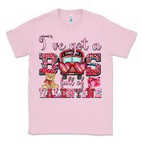 Bubblegum Pink i've got a bus full of valentine Classic Tee - OliviaCreatesArt