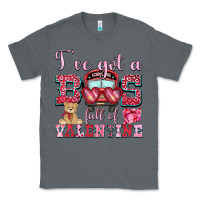 Charcoal Heather i've got a bus full of valentine Classic Tee - OliviaCreatesArt