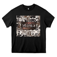 Black mama cowhide cowgirl Heavy Core Tee - CowGirlArtShop