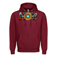 Burgundy mom Zipper Hoodie - JahusDesignShop