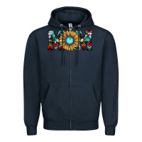 Navy mom Zipper Hoodie - JahusDesignShop