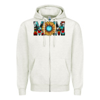 Oatmeal Heather mom Zipper Hoodie - JahusDesignShop