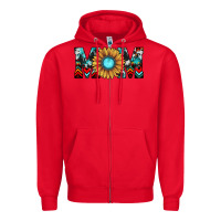 Red mom Zipper Hoodie - JahusDesignShop