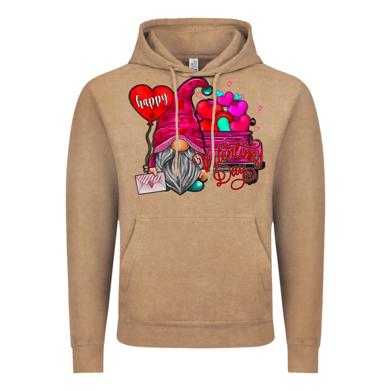 Happy Valentine's Day Vintage Hoodie by CowhideDigitalArt | Teevron