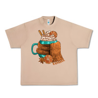 Burro Winter Coffee Cup With Scarf Urban Heavy Tee - FaDigitalArtStudio
