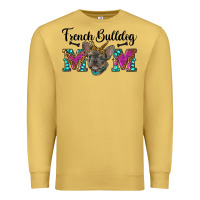 Antique Gold french bulldog mom Premium Sweatshirt - RanaPortraitStore