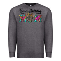 Charcoal Heather french bulldog mom Premium Sweatshirt - RanaPortraitStore