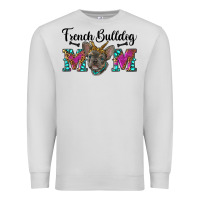 Dove Grey french bulldog mom Premium Sweatshirt - RanaPortraitStore