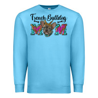 Ocean Blue french bulldog mom Premium Sweatshirt - RanaPortraitStore