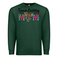Sports Green french bulldog mom Premium Sweatshirt - RanaPortraitStore