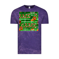 Cloud Purple american football megaphone and game seamless pattern Vintage Tee - BundleAndBundleShop