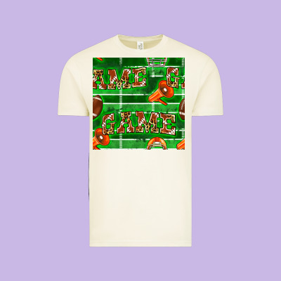 American Football Megaphone And Game Seamless Pattern Vintage Tee Designed By Bundleandbundleshop