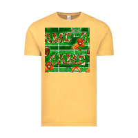 Vintage Mustard american football megaphone and game seamless pattern Vintage Tee - BundleAndBundleShop