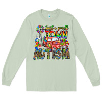 Matcha Just a Girl Small Town Autism Long Sleeve Tee - CowhideDigitalArt