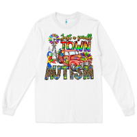 Just A Girl Small Town Autism Long Sleeve Tee | Teevron