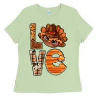 Matcha thanksgiving with turkey love bbs Ladies Tee - BundleAndBundleShop